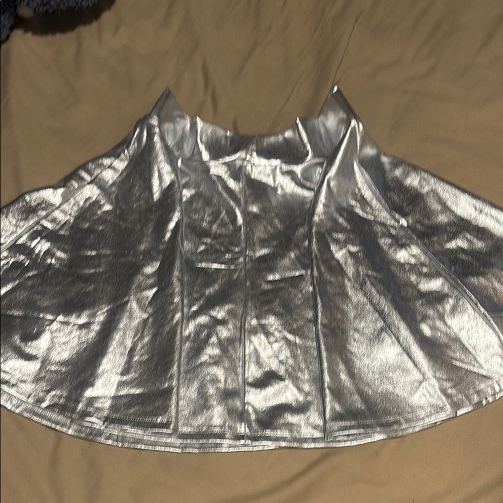 Silver Women's Rave Skirt
